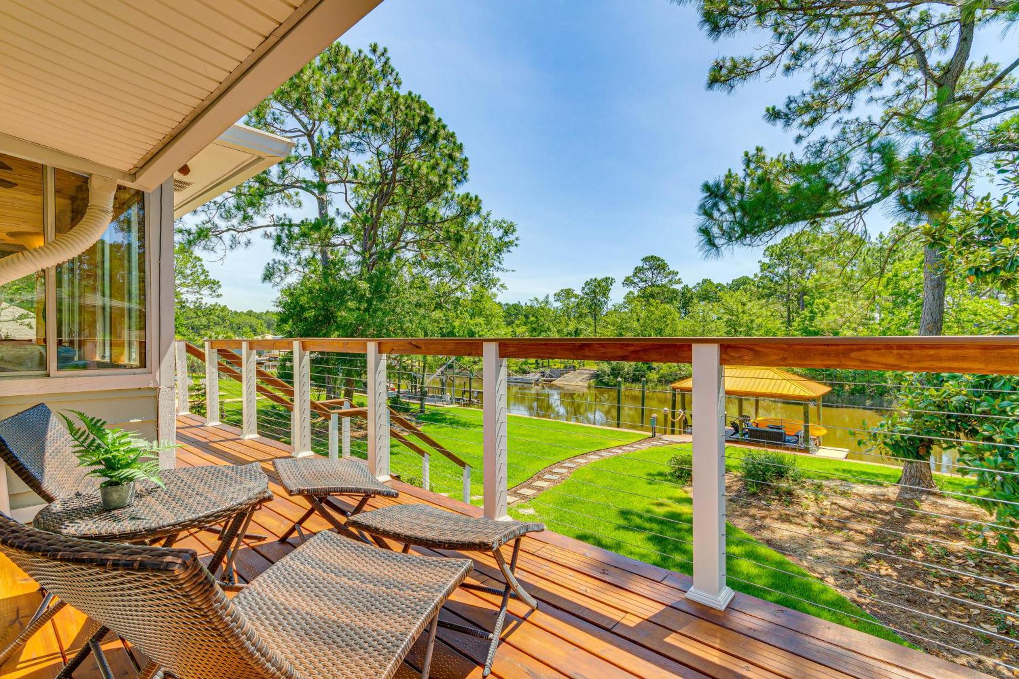 Waterfront Florida Vacation Rental With Boat Dock Milton Ngoại thất bức ảnh