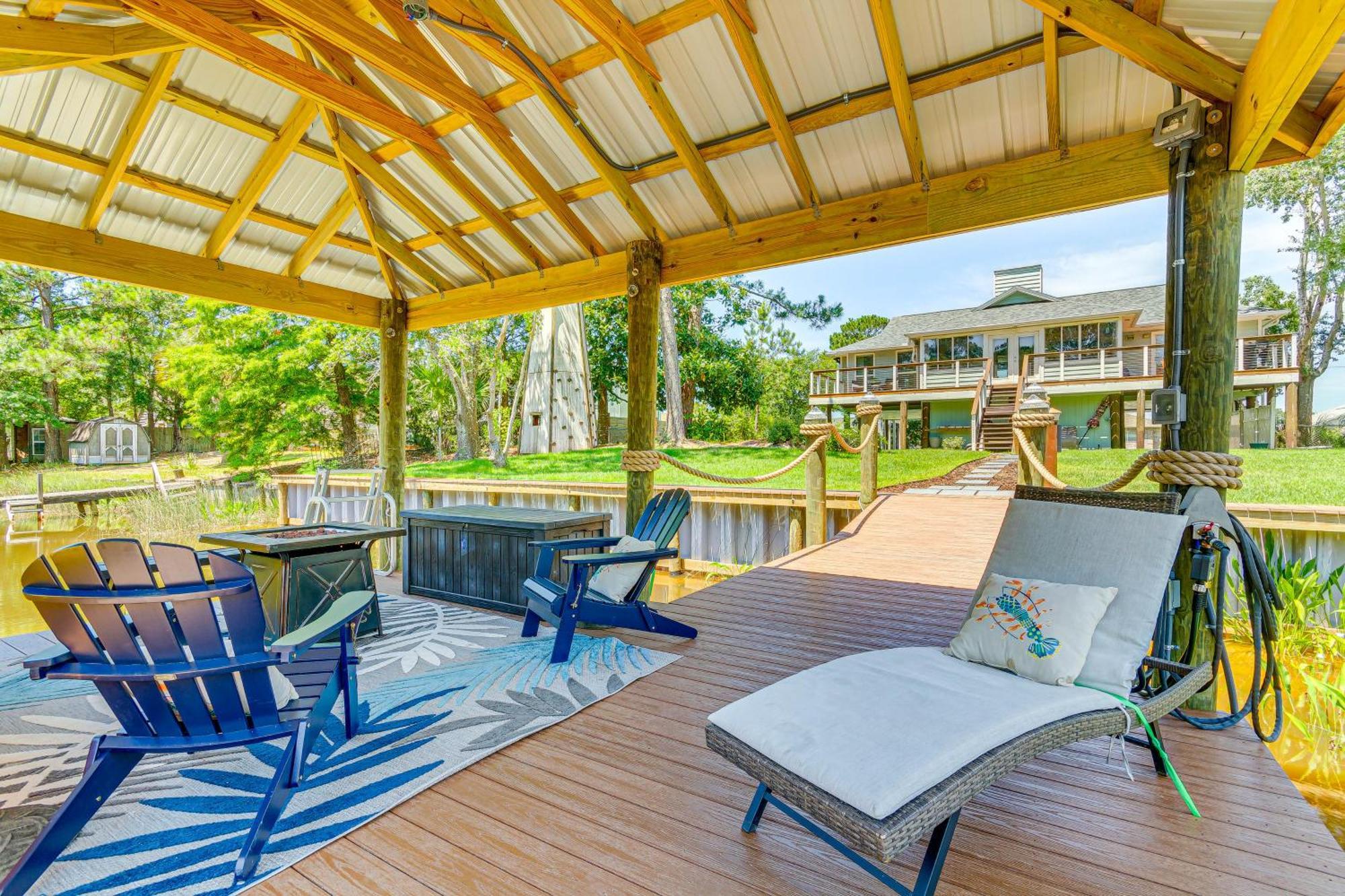 Waterfront Florida Vacation Rental With Boat Dock Milton Ngoại thất bức ảnh